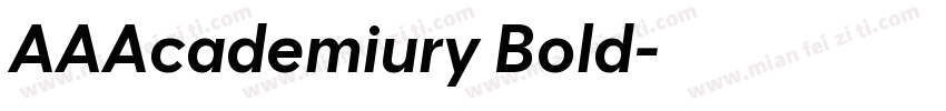 AAAcademiury Bold字体转换